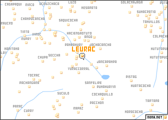 map of Leurac