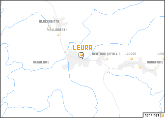 map of Leura