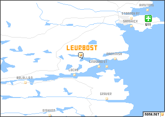 map of Leurbost