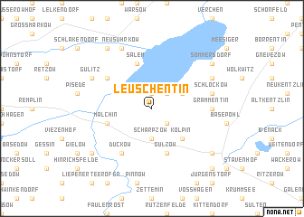 map of Leuschentin