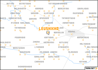 map of Leushikha