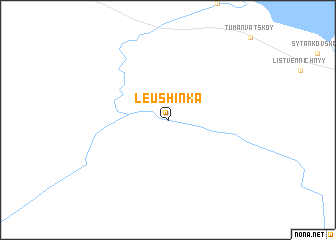 map of Leushinka