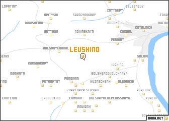 map of Leushino