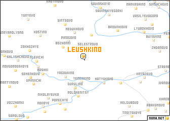 map of Leushkino