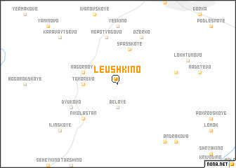 map of Leushkino