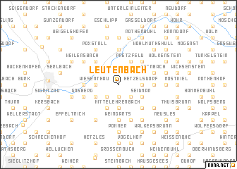 map of Leutenbach