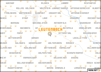 map of Leutenbach