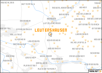 map of Leutershausen