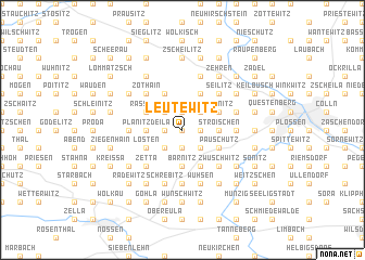 map of Leutewitz