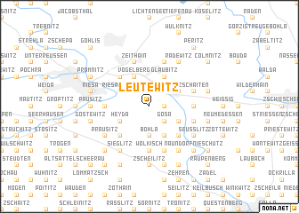 map of Leutewitz