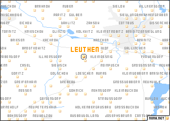 map of Leuthen