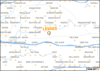 map of Leuven