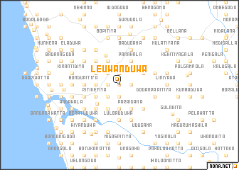 map of Leuwanduwa