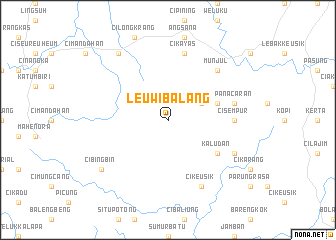 map of Leuwibalang