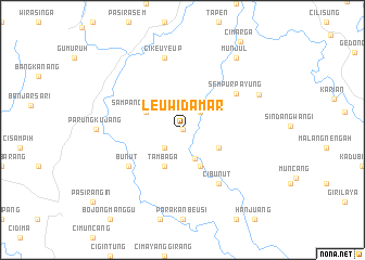 map of Leuwidamar