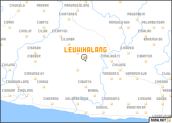 map of Leuwihalang