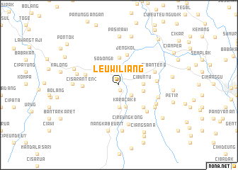 map of Leuwiliang