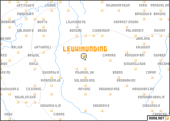 map of Leuwimunding