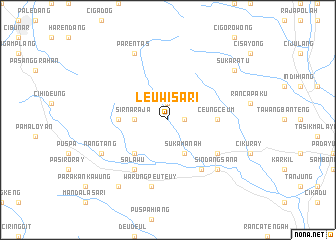 map of Leuwisari