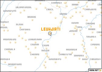 map of Leuwjiati