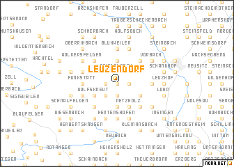 map of Leuzendorf