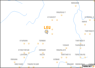 map of Le-u