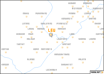 map of Le-u