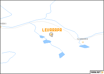 map of Leväaapa