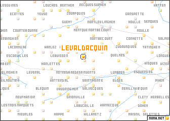 map of Le Val dʼ Acquin