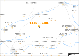 map of Le Val-dʼAjol