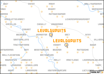 map of Le Val-du-Puits