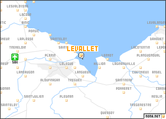 map of Le Vallet