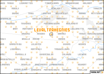 map of Leval-Trahegnies