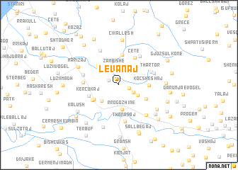 map of (( Levanaj ))