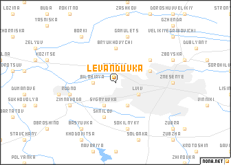 map of Levanduvka