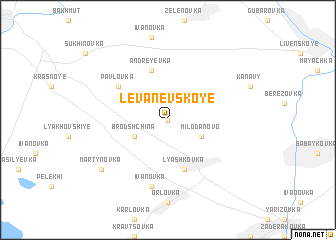 map of Levanevskoye