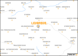 map of Levanovo