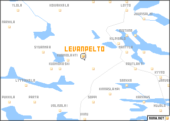 map of Levanpelto