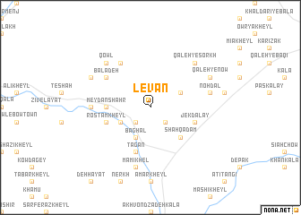 map of Levān