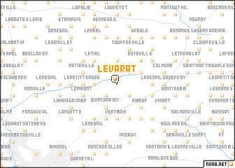 map of Le Varat