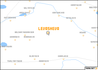 map of Levashëva