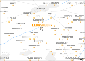 map of Levashëvka