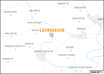 map of Levashëvka