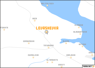 map of Levashëvka