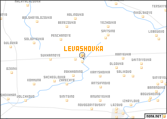 map of Levashovka