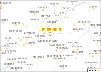 map of Levashovo