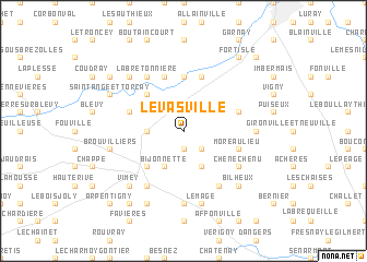 map of Levasville