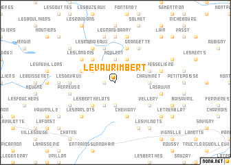 map of Le Vaurimbert