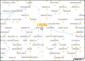 map of Le Vau