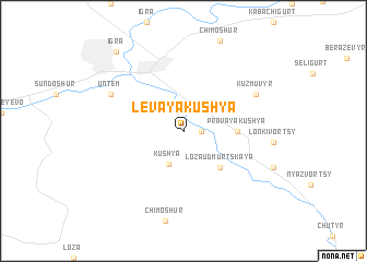 map of Levaya Kush\